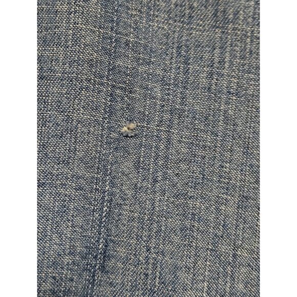 Chicos Womens 16 Shirt Dress Lyocell Chambray Denim Button Front Side Tie - Picture 9 of 9